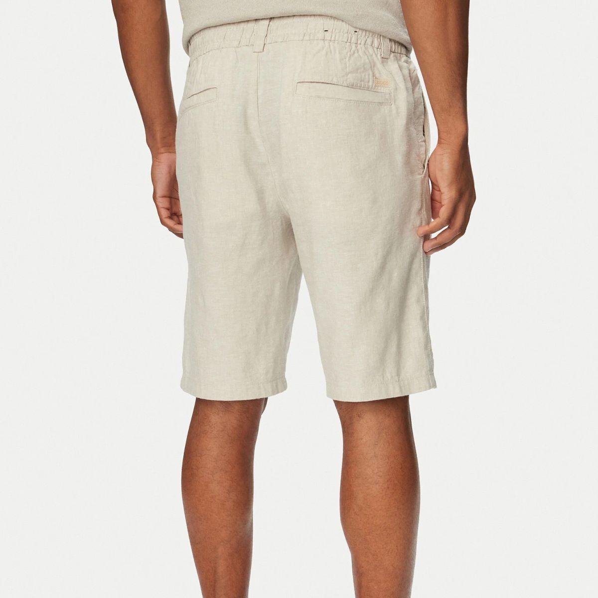 Boss Tapered Chino Korte Broek Grijs