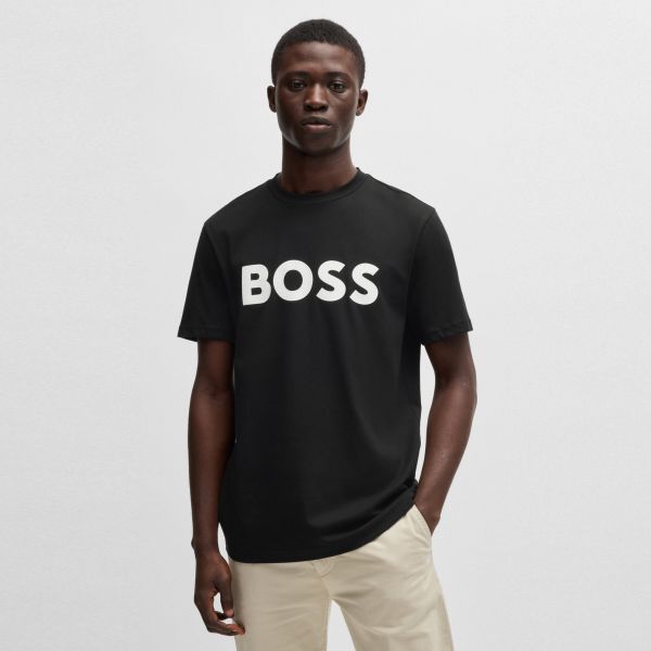 Boss Thinking T-shirt Zwart