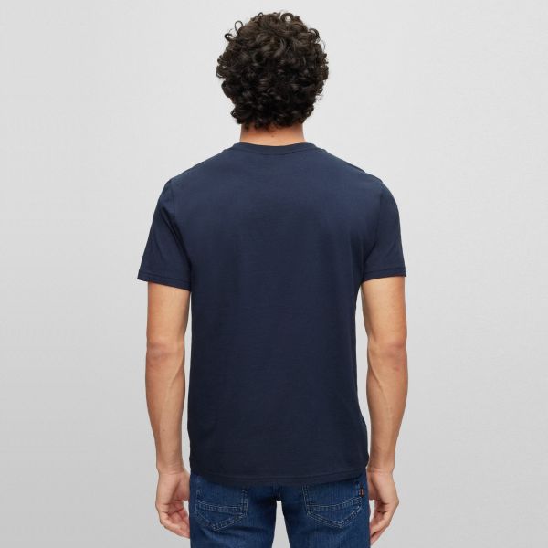 Boss Thinking T-shirt Donker Blauw