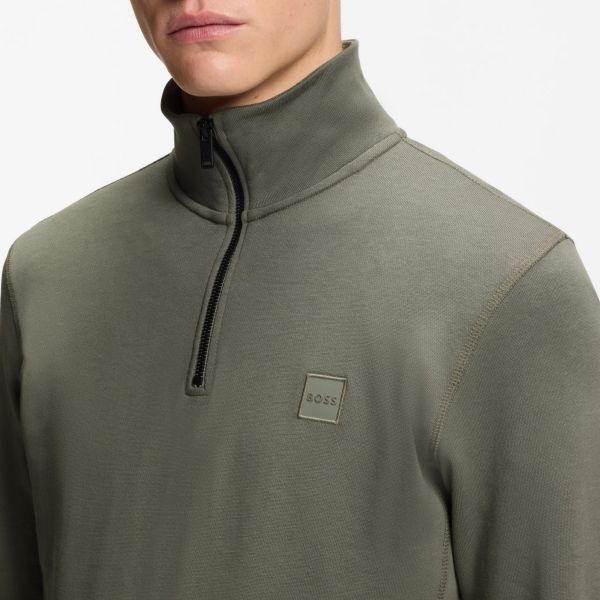 Boss Zetrust Half Zip Sweater Antraciet