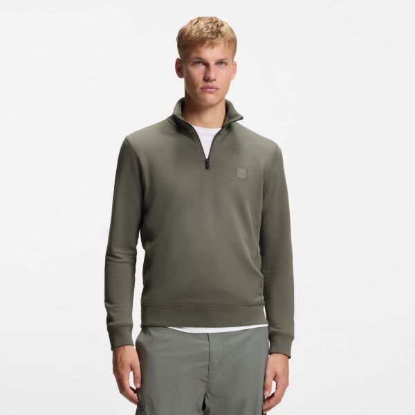 Boss Zetrust Half Zip Sweater Antraciet