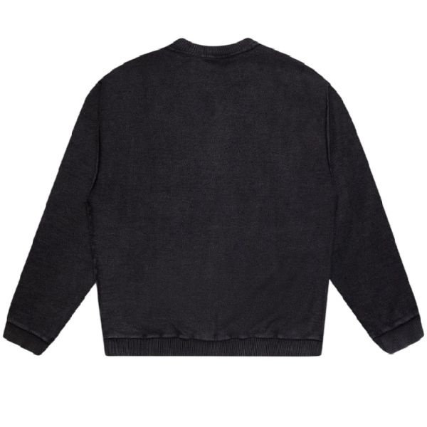 Bram’s Fruit Chest Pocket Sweater Antraciet
