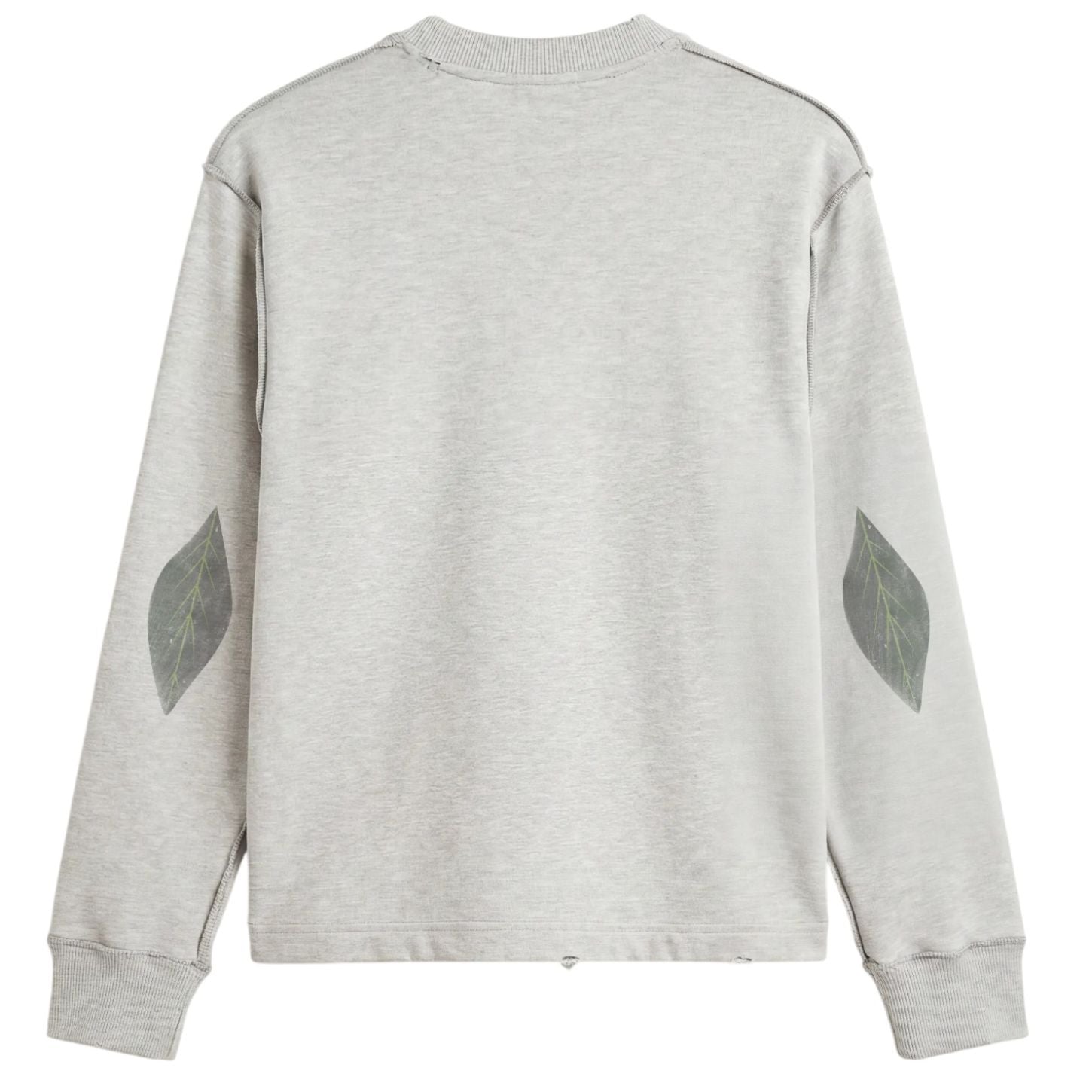 Bram’s Fruit Distressed Leaf Longsleeve T-shirt Grijs