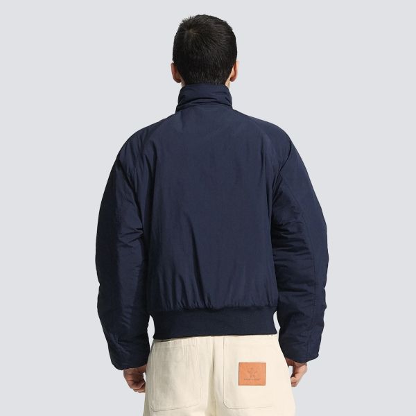 Bram's Fruit Emblem Patch Padded Jas Navy