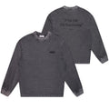 Bram’s Fruit Gardening Distressed Longsleeve T-shirt Antraciet