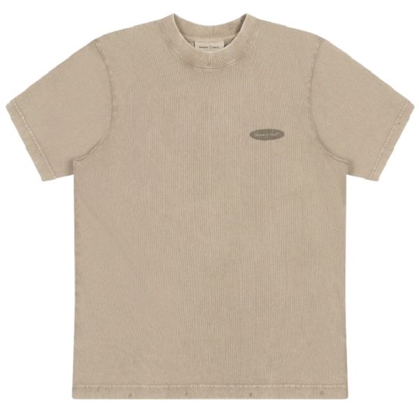 Bram’s Fruit Gardening Distressed T-shirt Beige