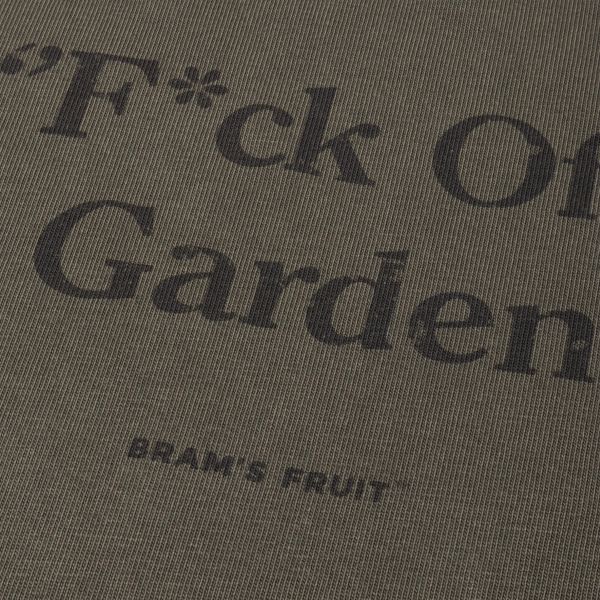 Bram's Fruit Gardening Distressed T-shirt Antraciet
