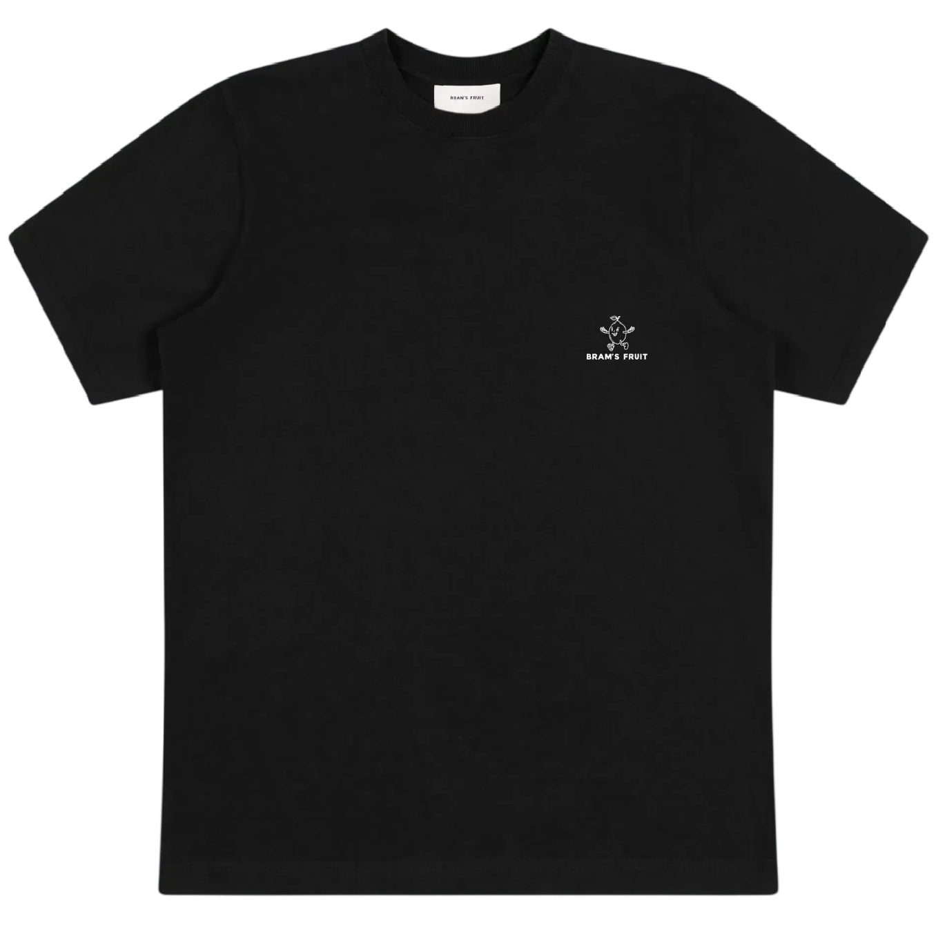 Bram’s Fruit Lemon Outline T-shirt Zwart