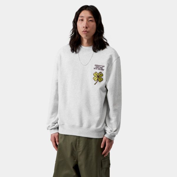 Carhartt WIP Clover Sweater Grijs