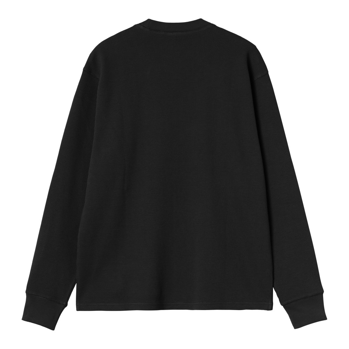 Carhartt WIP Eightynine Waffle Longsleeve T-shirt Zwart