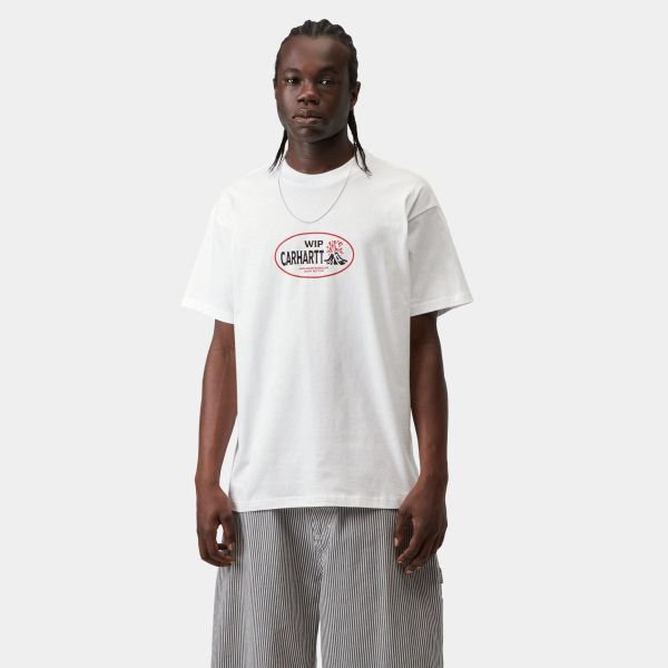 Carhartt WIP Harlequin BBQ T-shirt Wit