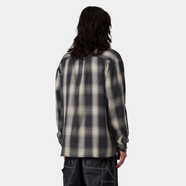 Carhartt WIP Harlin Overhemd Donker Blauw
