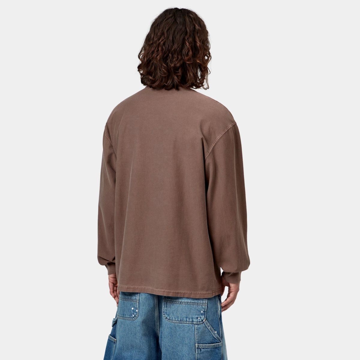 Carhartt WIP Loose Pocket Longsleeve T-shirt Bruin