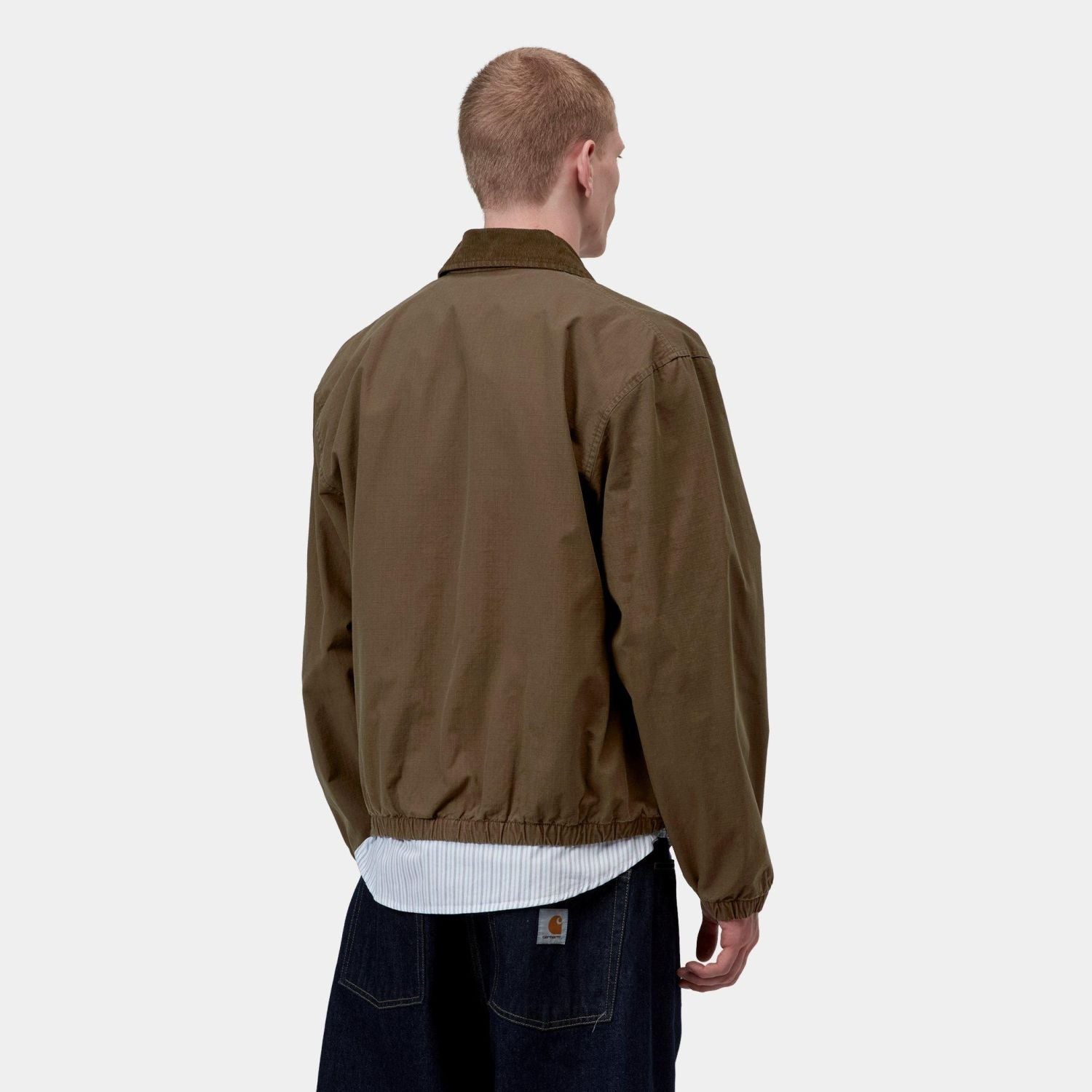Carhartt WIP Madion Ripstop Jack Donker Groen