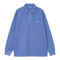 Carhartt WIP Piqué Script Half Zip Sweater Blauw