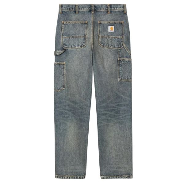 Carhartt WIP Single Knee Jeans Donker Blauw