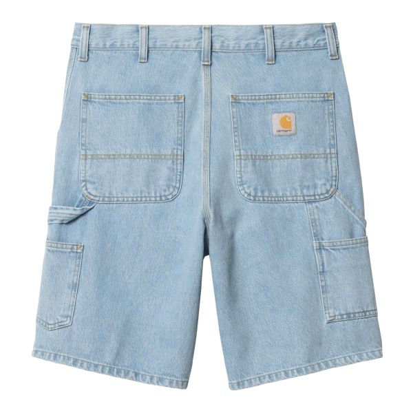 Carhartt WIP Single Knee Korte Broek Licht Blauw