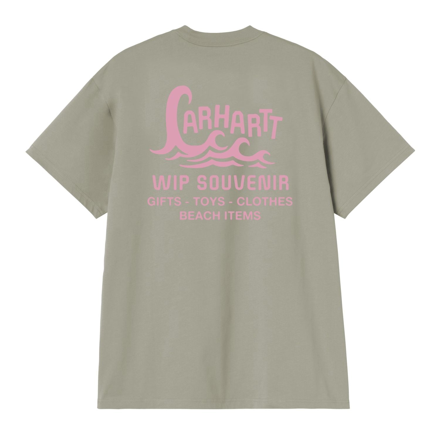 Carhartt WIP Waves T-shirt Licht Groen