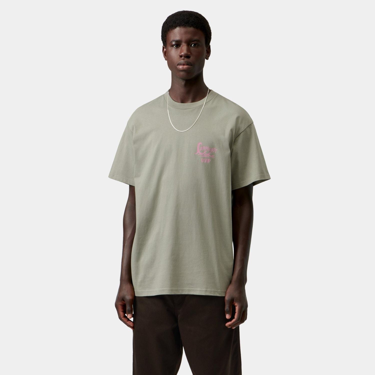 Carhartt WIP Waves T-shirt Licht Groen