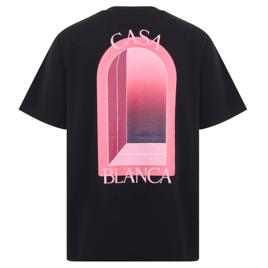 Casablanca Arches T-shirt Zwart