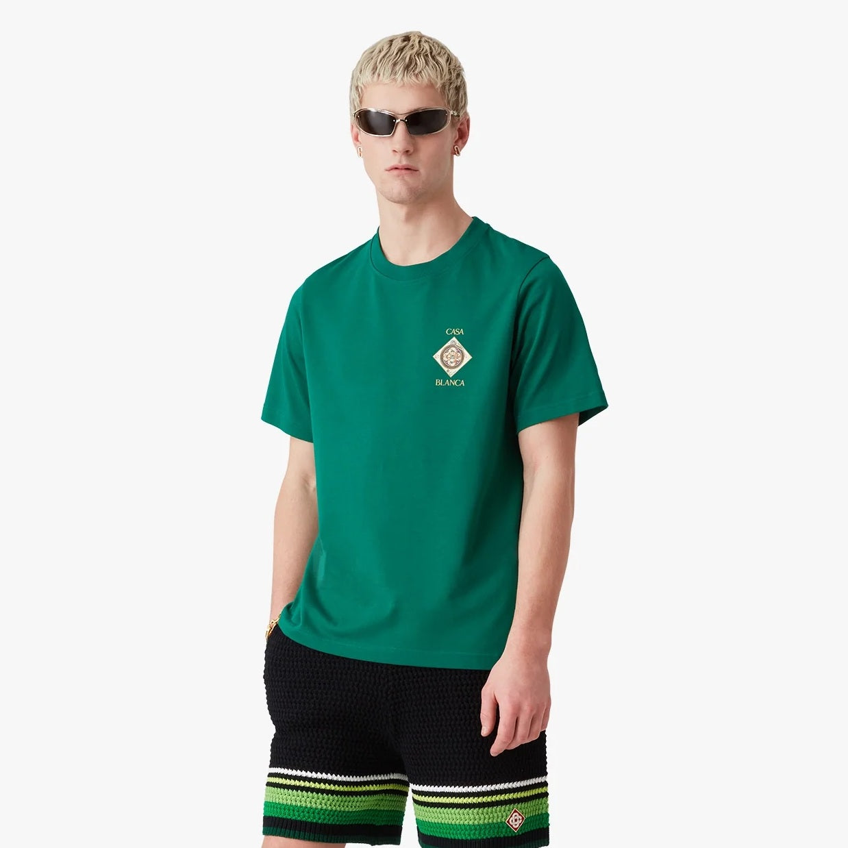 Casablanca Plafond Orne De Musique T-shirt Groen
