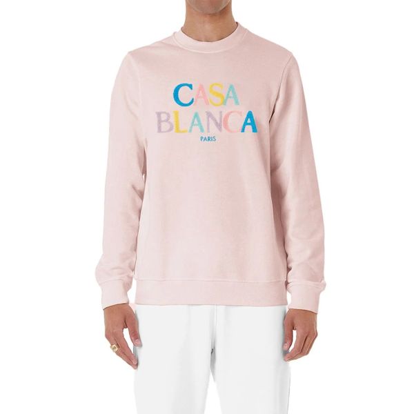 Casablanca Stacked Logo Sweater Roze