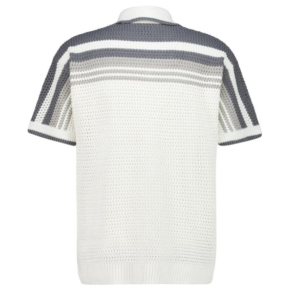 Casablanca Tennis Crochet Overhemd Wit