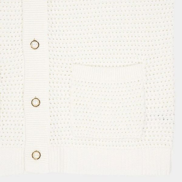 Casablanca Tennis Crochet Overhemd Wit