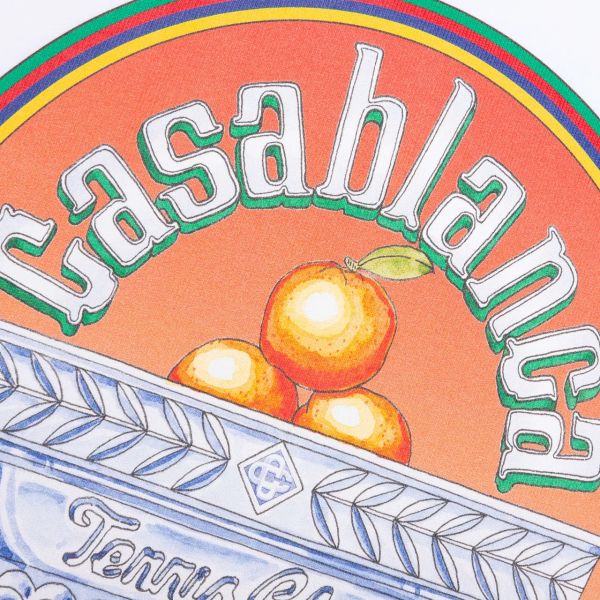 Casablanca Terrain D'Orange T-shirt Wit