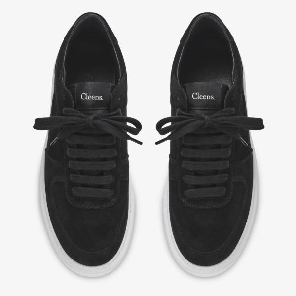 Cleens Court Sneaker Zwart