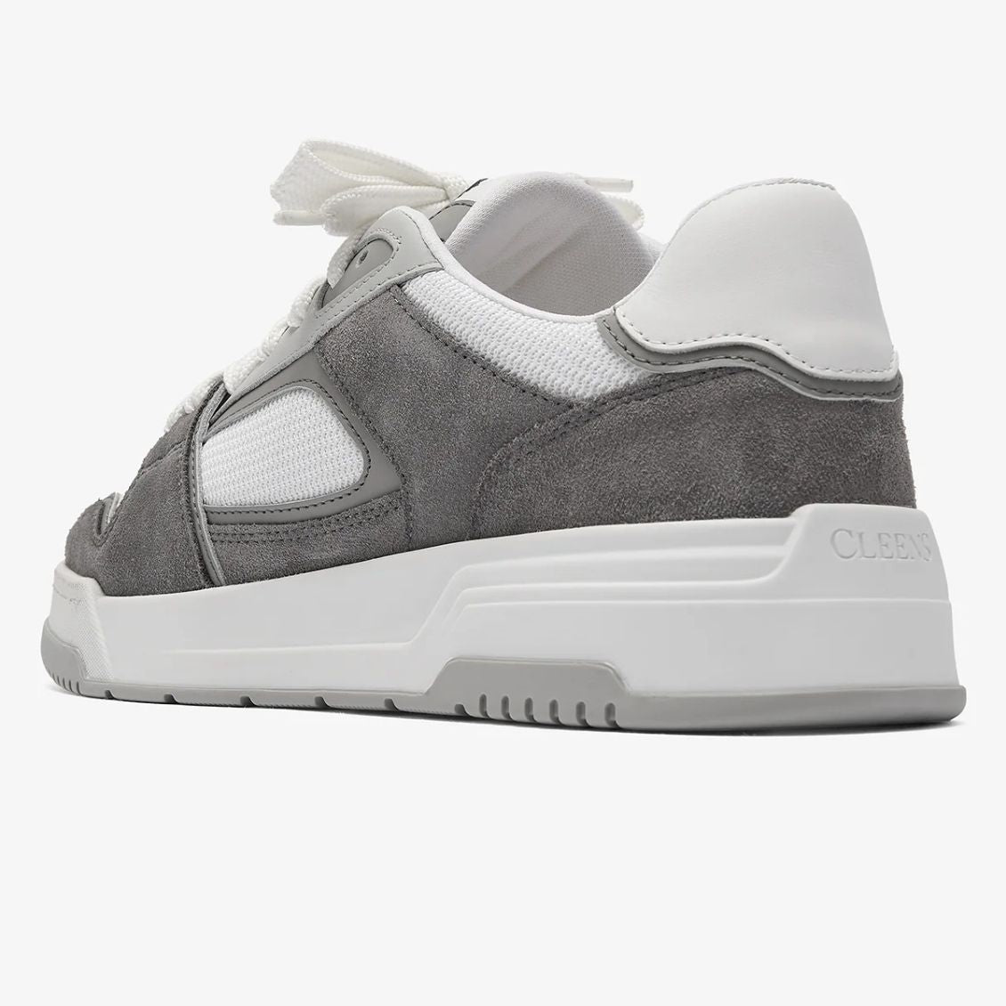 Cleens Lay Up Sneaker Grijs/Wit