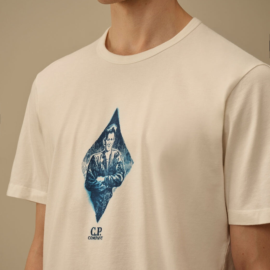 CP Company British Sailor T-shirt Wit