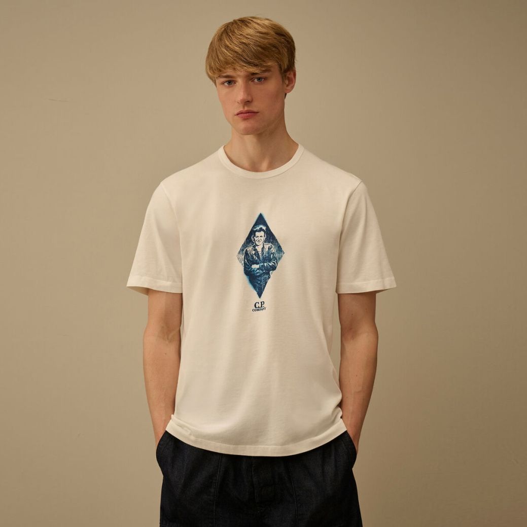 CP Company British Sailor T-shirt Wit
