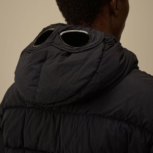 CP Company Chrome-R Goggle Down Puffer Navy