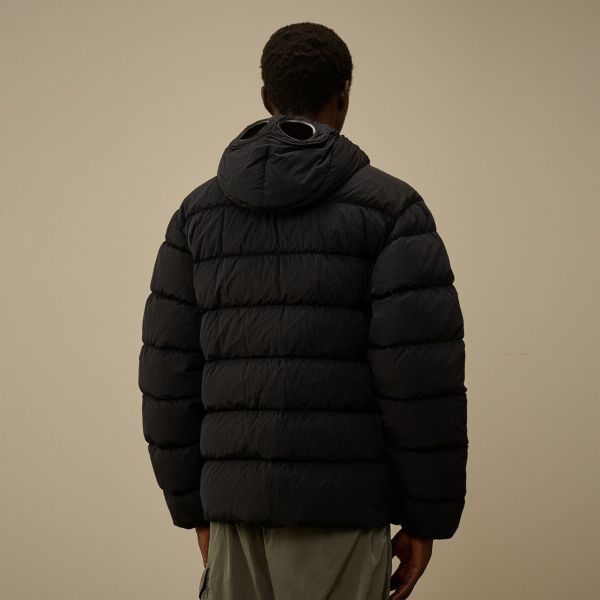CP Company Chrome-R Goggle Down Puffer Navy