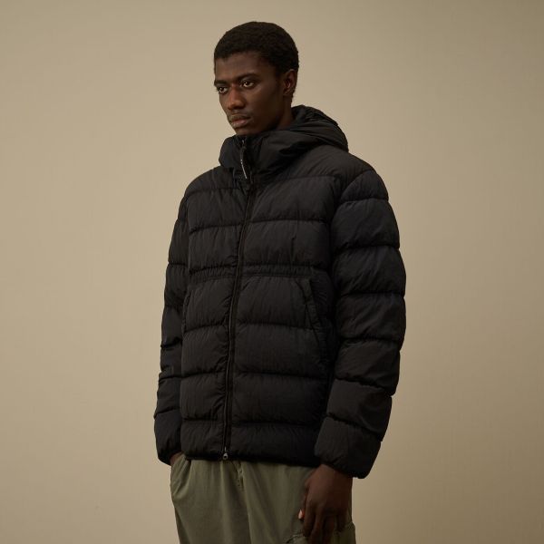 CP Company Chrome-R Goggle Down Puffer Navy