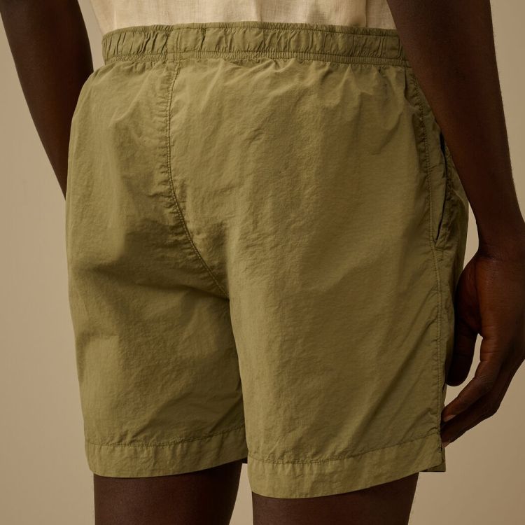 CP Company Flatt Nylon Lens Zwembroek Donker Groen