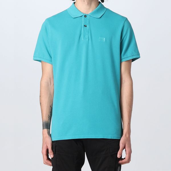 CP Company Pique Polo Blauw