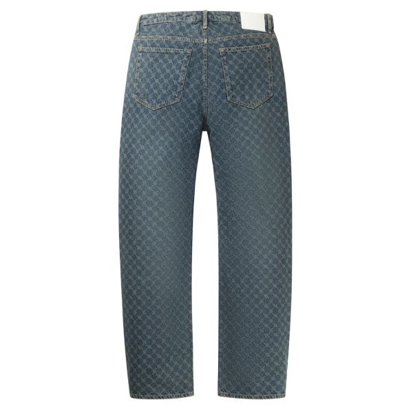 Daily Paper Amba Monogram Jeans Donker Blauw
