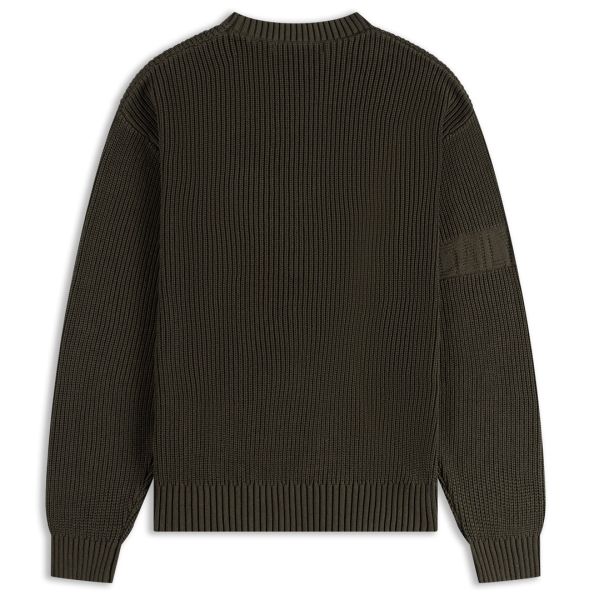 Daily Paper Band Knit Sweater Donker Groen