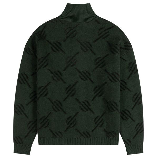 Daily Paper Monogram Knit Vest Donker Groen