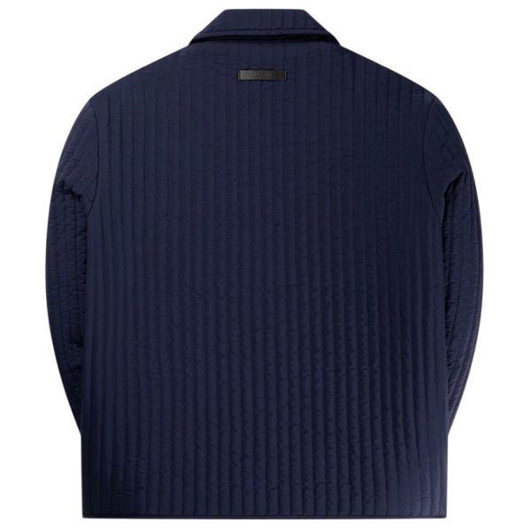 Daily Paper Shield Quilted Jack Donker Blauw