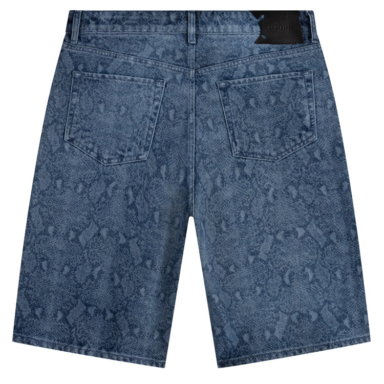 Daily Paper Snake Laser Korte Broek Blauw
