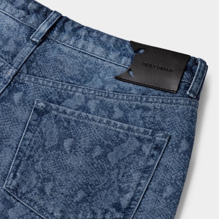 Daily Paper Snake Laser Korte Broek Blauw