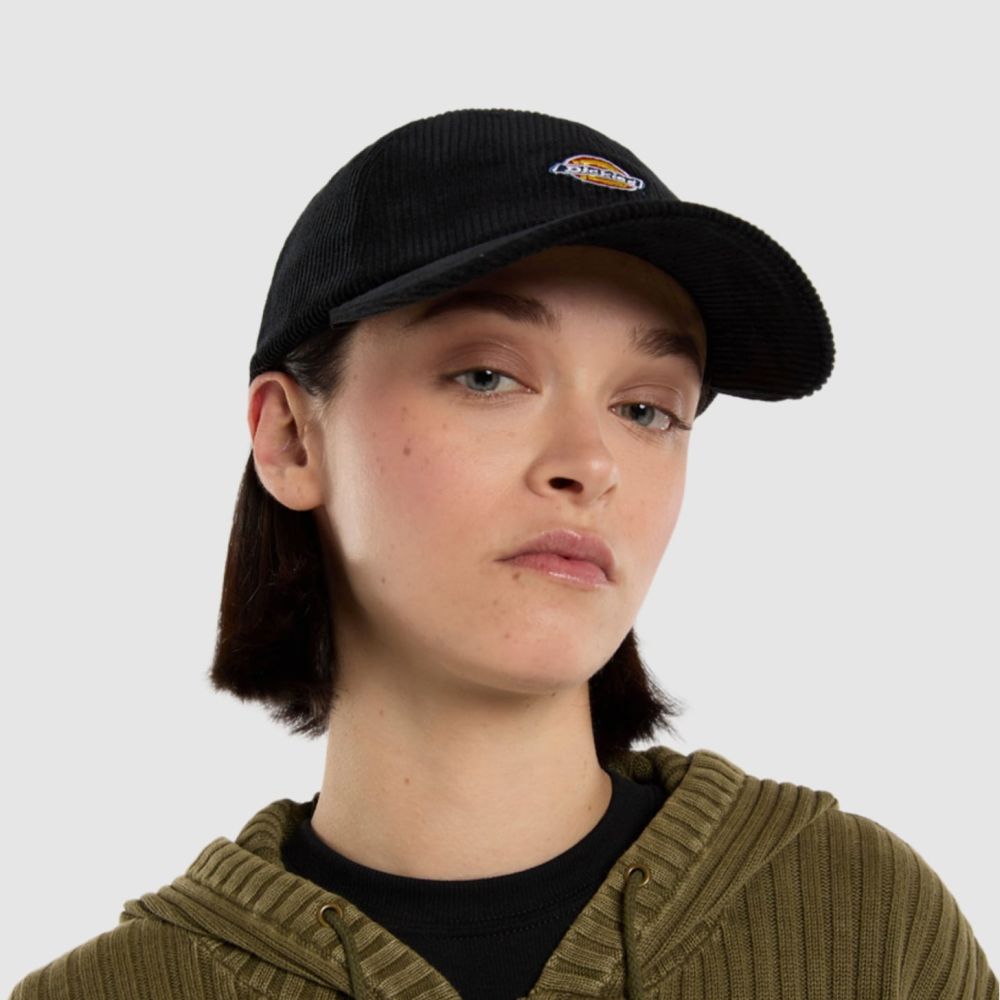 Dickies Hardwick Corduroy Cap Zwart