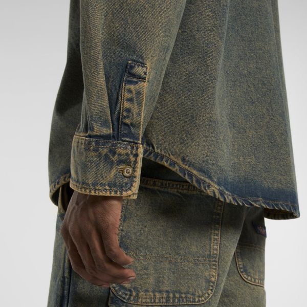 Dickies Houston Spijkerjas Blauw/Geel