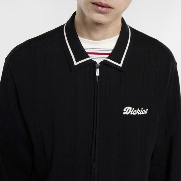 Dickies Lewistown Full Zip Cardigan Zwart