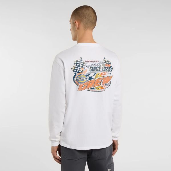 Dickies Nashport Longsleeve T-shirt Wit