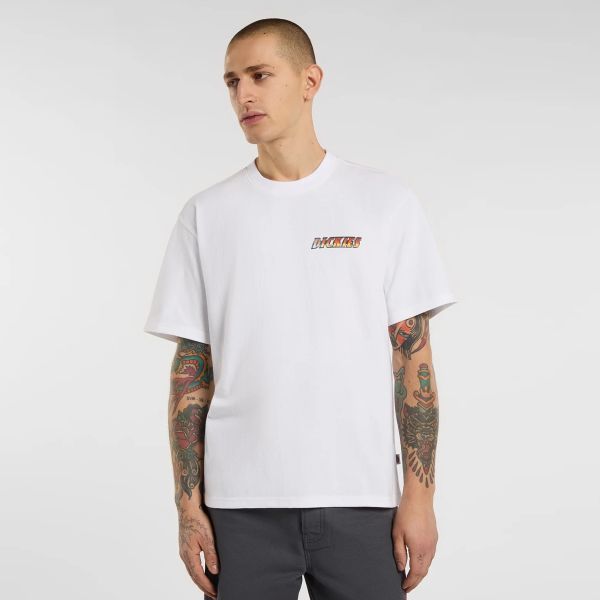 Dickies Nashport Pit Crew T-shirt Wit