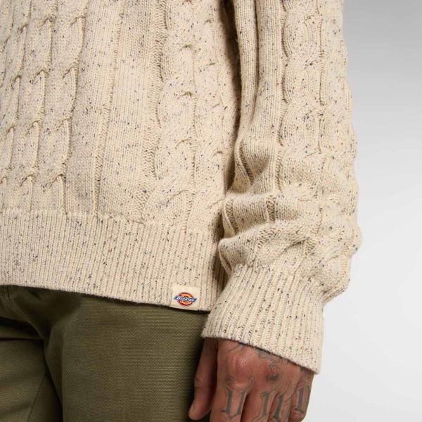 Dickies Vanleer Cable Sweater Beige